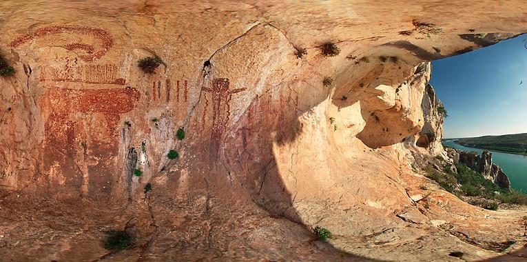 The White Shaman Mural on the Pecos River. The Antiquities Act was passed to protect such sites from looters.