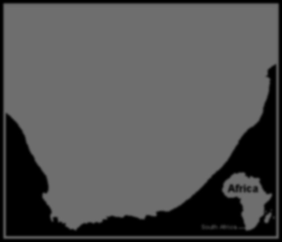 Figuur 1.1: Kaart van Suid-Afrika Bron: Afrilux (2011) 1.