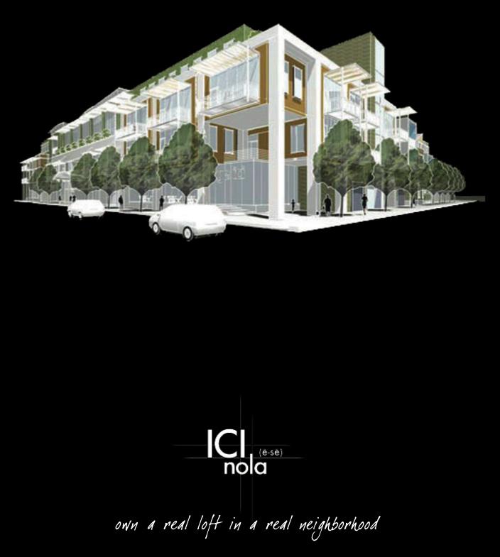 PREVIOUSLY APPROVED DEVELOPMENT 1) ICInola was a unanimously approved mixed-use LEED certified development with 105 residential lofts and 50,000sf of commercial area.