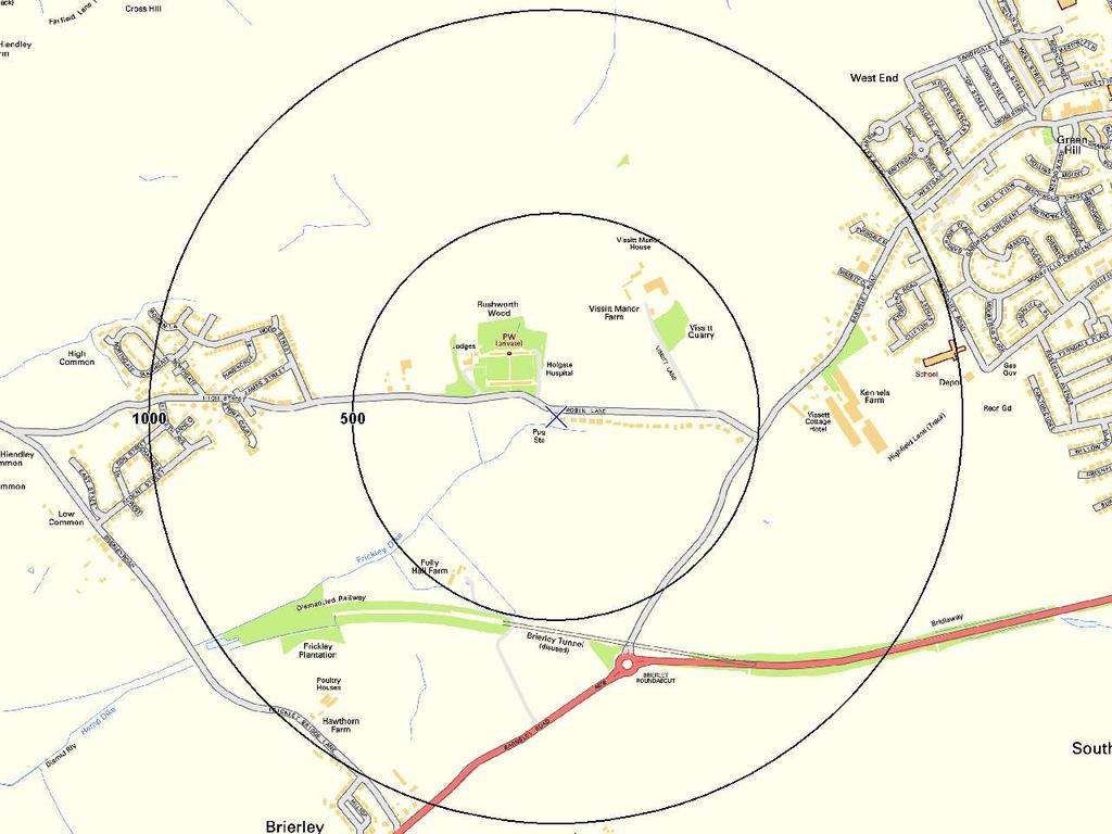 Crossrail 1 Location Map (within 1km) N W E S Crossrail 1 Location 1km