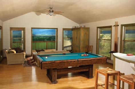 GAME ROOM: The game room was also remodeled in 2007 and provides a great gathering spot to play pool or