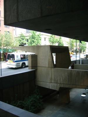 architect Marcel Breuer (1902-1981) To design a third home for the Museum which had gradually migrated northward from its original location on West 8th Street to West 54th Street Breuer worked with