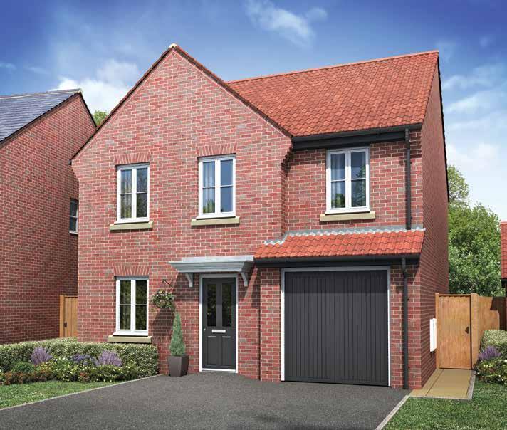 THE Broughton Manor COLLECTION The Bradenham 4 bedroom home The Bradenham is a 4 bedroom house with integral garage which offers plenty of space for growing families.