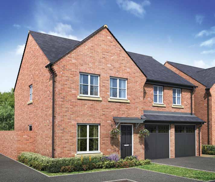 THE Broughton Manor COLLECTION The Lavenham 5 bedroom home The Lavenham is a large 5 bedroom detached house with two floors of generous living space, including an integrated double garage.