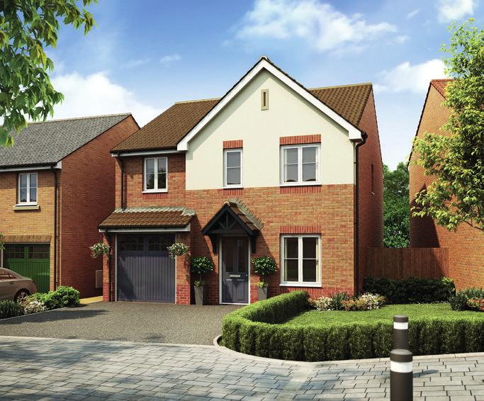 THE CHESTNUT WALK COLLECTION The Bradenham 4 Bedroom home The Bradenham is a 4 bedroom house with integral garage which offers plenty of space for growing families.