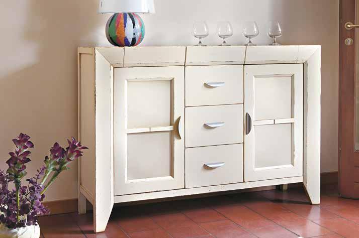 doors 5 drawers small sideboard L.130 - P.