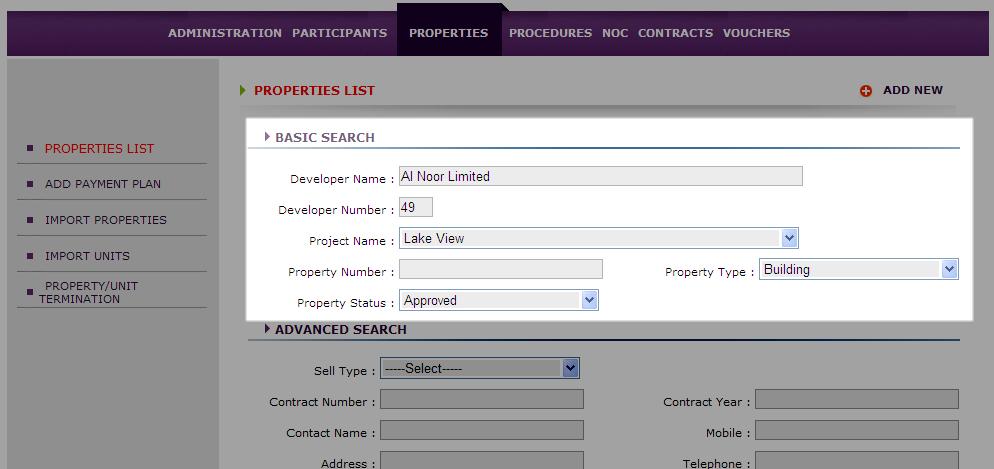 Properties 4 In this chapter we will guide you through the Properties module and show you how you can add new properties and manage the existing ones by editing their details, adding payment plans