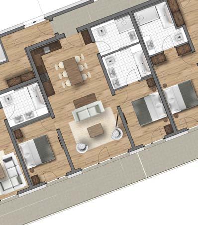 35 m 2 A7 A5 A6 SUITE A4 - BUILDIG A 2 DOUBLE BEDROOM APARTMET A3 A4 Purchase price: