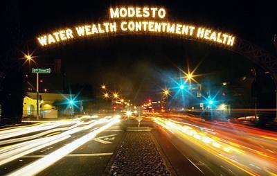 AREA OVERVIEW CITY OF MODESTO Modesto is located in the Central Valley area of Northern California, 90 miles north of Fresno, 92 miles east of San Francisco, 68 miles south of the state capital of