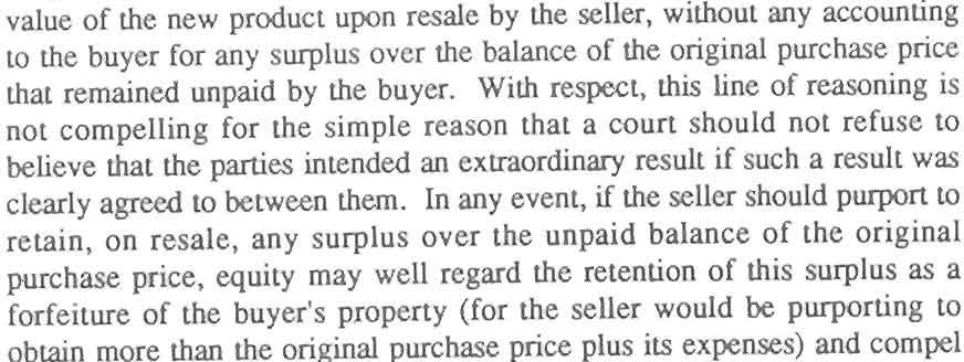 But suppose the different case of the seller and the buyer agreeing to a contractual provision giving the selter the exclusive ownership of the compound. Would such a provision be effective?