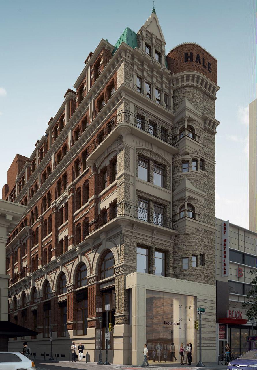 NEW OFFICE DEVELOPMENTS 1800 Arch reet Brickstone purchased The Hale Building (1326 Chestnut reet) which was a vacant building in 2015 for $5 million.