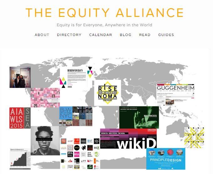 The Equity Alliance The Equity Alliance is envisioned as a platform to promote the conversation of equitable practice in architecture and allied professions in the built environment.