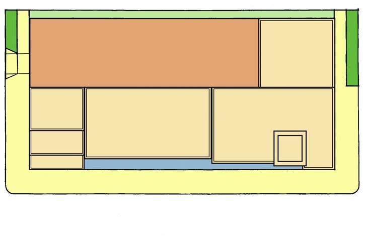 100' 5' 90' Rear Setback Zone Building Zone 8' 5' 165' - 175 5' 8' Side Facade Zone Parking: 24 Spaces Flex Space Lobby Flex Space Terrace Roof Tower Element 5' Front Facade Zone 8' Sidewalk /