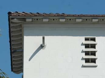 inspired Art-Deco eave with shaped
