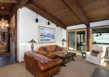 Inside vaulted ceilings, a fireplace, updated kitchen and baths, and alpine ski/mountain décor put this one at the top of the list.