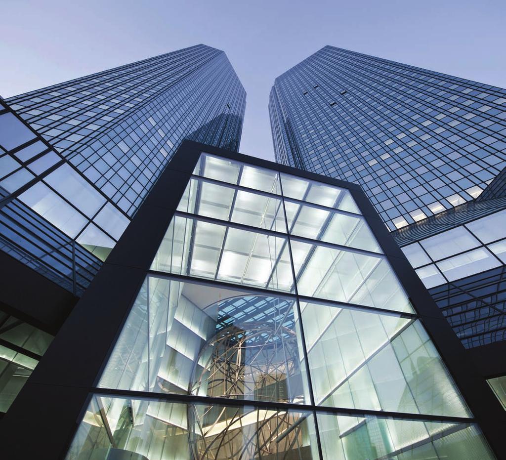 THE NEW DEUTSCHE BANK BY MARIO BELLINI Deutsche Bank has now a new headquarter in its historic location in Frankfurt.