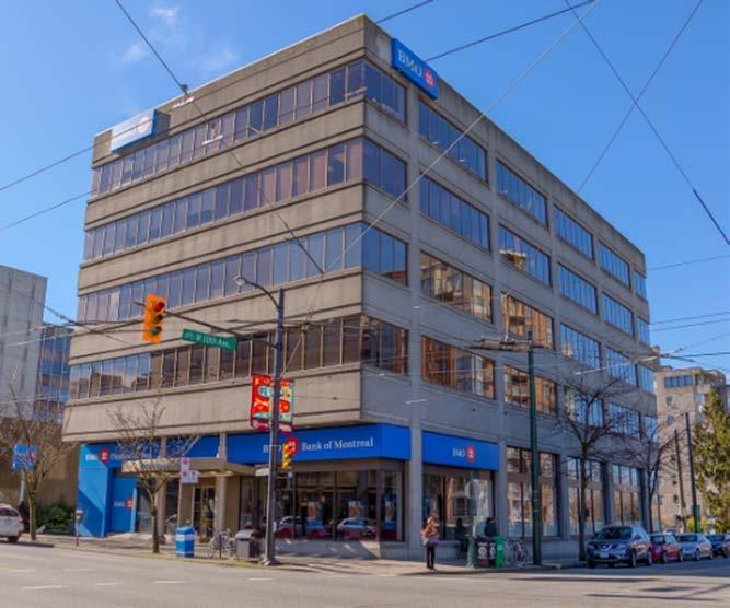 2609 Granville St., Vancouver March 2017 est. $59,000,000 ($1,297/SF) Vendor: Peterson Group Purchaser: Reliance Holdings 5 sty B Class Office (c.