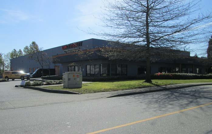 Coquitlam Improved Industrial 63 Fawcett Road Sale Price: $7,650,000 ($199/SF) Sale Date: January 2017 GLA: