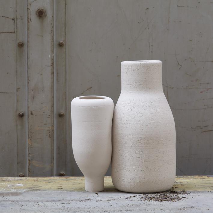 White stoneware. H 30.