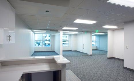 10'-0"± Features Upgraded finishes New ceiling tiles and lighting Bar seating