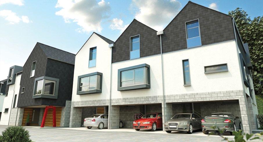 estmill Heights showcases seven wonderfully contemporary, three storey townhouses.
