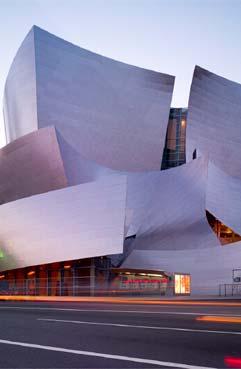 Walt Disney Concert Hall LOS ANGELES, U.S.A. This architectural wonder in downtown Los Angeles features a spectacular undulating design and is the new home for city s Philharmonic Orchestra.