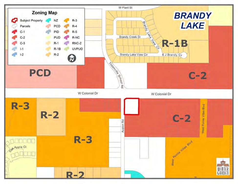 14990 W Colonial Drive Annexation FLU Zoning - Staff Report March 3, 2016 Page 6 ZONING MAP