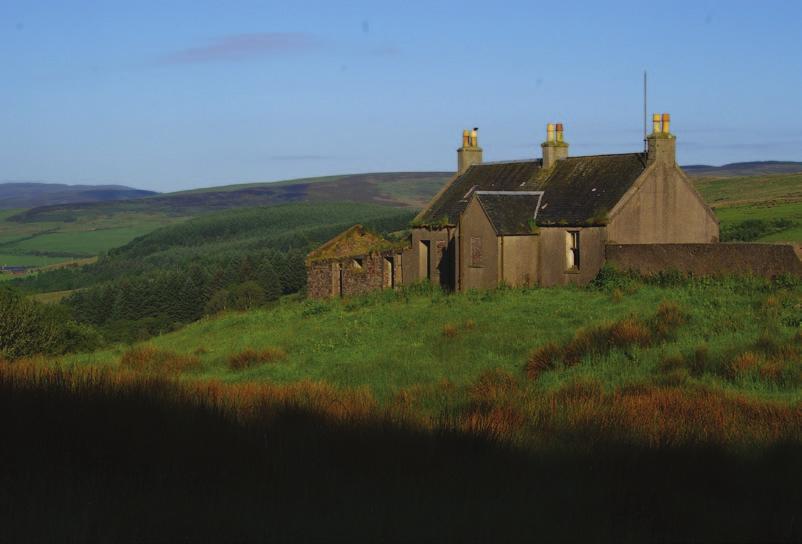 and peaceful location Secluded derelict cottage with development potential. Productive pasture and hill and pasture ground About 162.05 Ha (400.