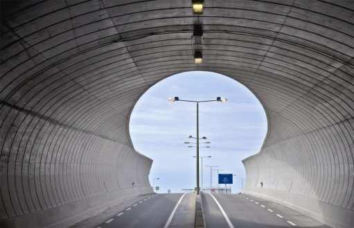 engineering: The tunnel in the Roodenrijse Vaart,