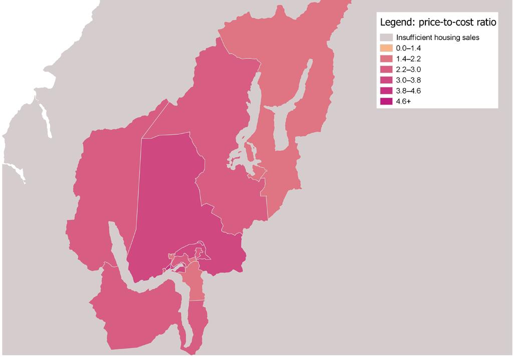 Christchurch, 2015 Source: Sense Partners Figure 18: The suburbs in