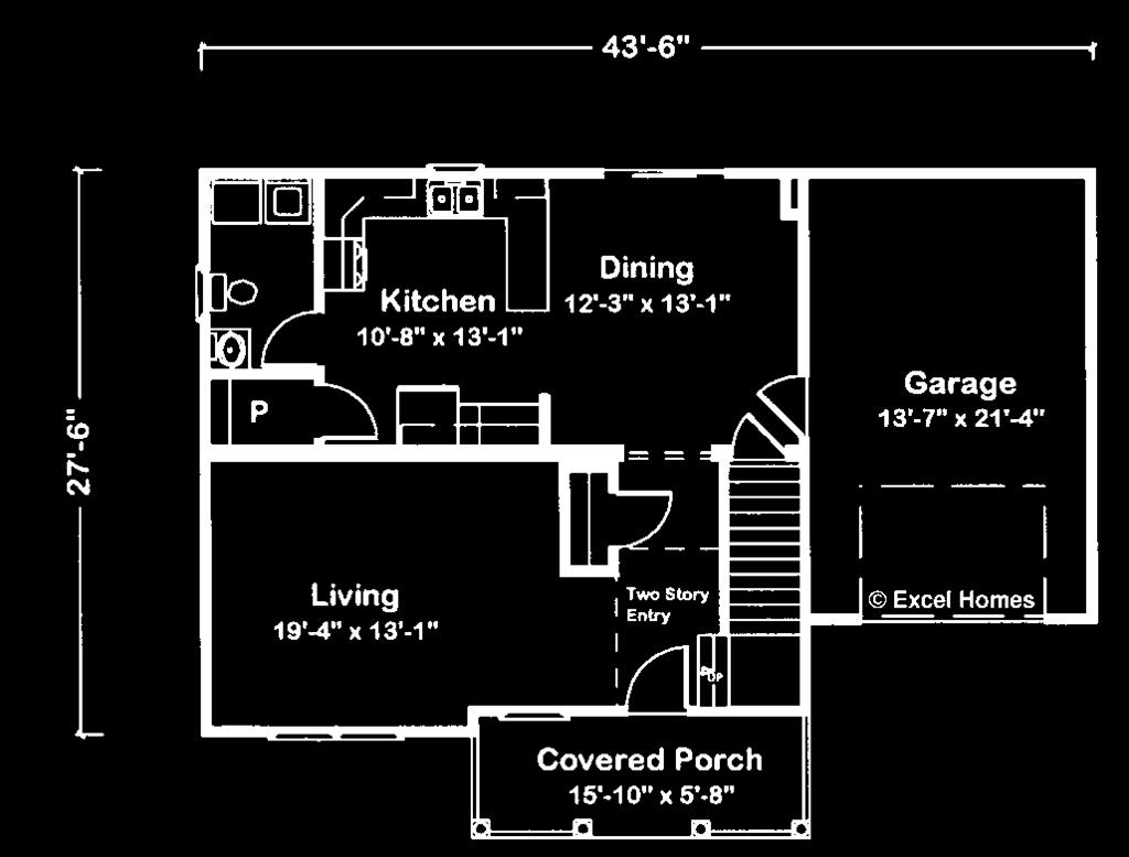 Nice-sized living and dining rooms enhance