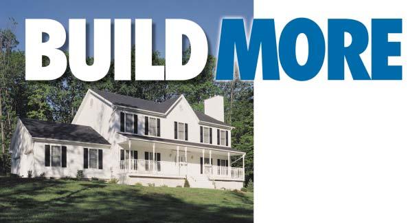 More Room Now build more home with more room and more custom home options than you ever dreamed possible.