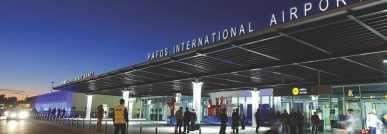 Paphos Airport is commonly used by Cyprus residents and tourists on holiday in western Cyprus, providing access to popular resorts such as Coral Bay, Latchi, Limassol and Paphos itself.