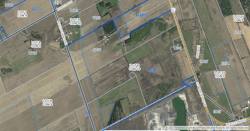 Aerial photo of property in question PROVINCIAL POLICY STATEMENT 2014 The Provincial Policy Statement states that agricultural areas shall be protected for long-term use for agriculture. Section 2.3.