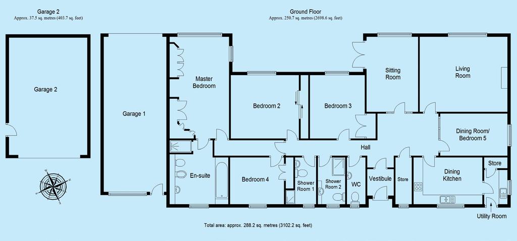 Approximate Dimensions Living Room 5.64m (18 6 ) x 4.80m (15 9 ) Sitting Room 4.79m (15 9 ) x 3.28m (10 9 ) Dining Kitchen 4.41m (14 6 ) x 3.04m (10 0 ) Utility Room 2.28m (7 6 ) x 1.