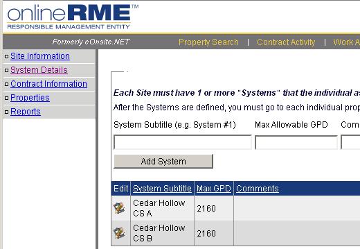 Community Systems Site Information System Detail Community system records vs.