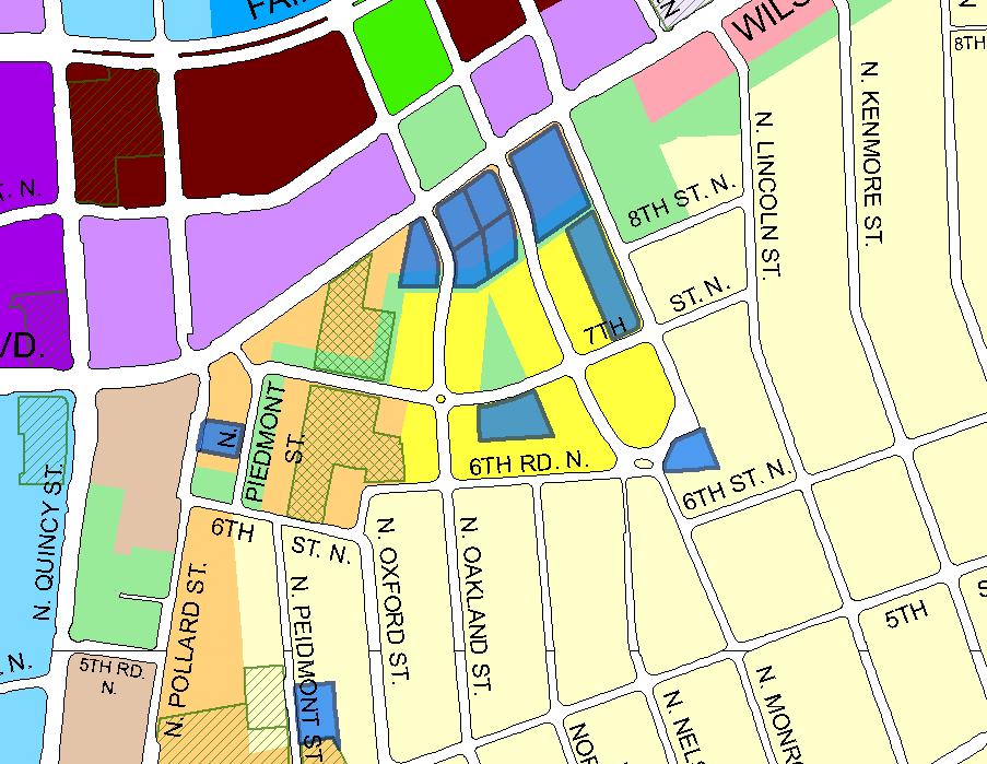 Bluemont MARKs Report Area: Ballston Edges Located west of Ballston, several MARK properties remain in the area bordered