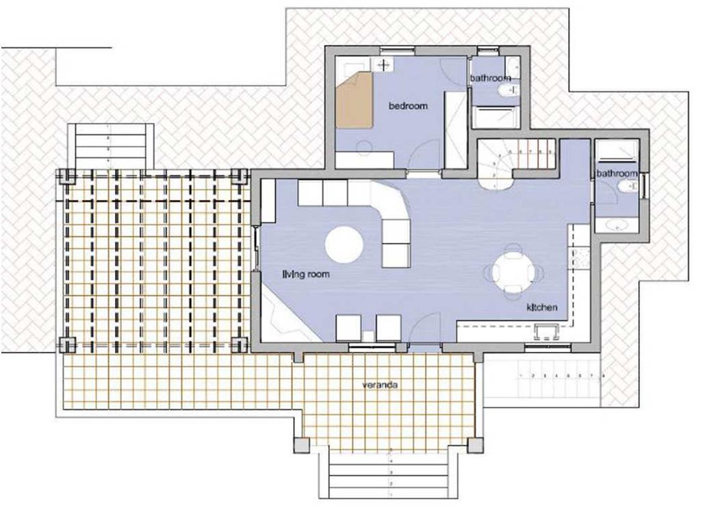 VILLA 9B 214,34 sq m covered area 78,37 sq m verandas 46,26 sq m independent semi-basement