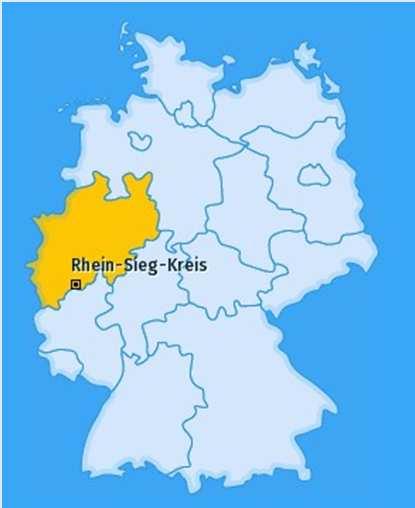 Study area Rhine-Sieg district Source: Rhine-Sieg-Kreis Rhine-Sieg district Germany 8 municipalities and 11 cities area: 1.153 sq. km ~ 580.