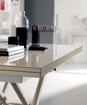 TO DEAL WITH THESE PRESSING NEEDS OZZIO OFFERS ARCHITECTS AND DESIGNERS AN ENTIRE COLLECTION OF SPACE SAVING PRODUCTS THAT THANKS TO THEIR DOUBLE FUNCTIONS ARE VERSATILE GEMS OF