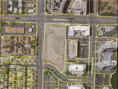 Agreement assignment and amendment required Zoning: SD-43 General Plan: DC The Marke 100 E. MacArthur Blvd.