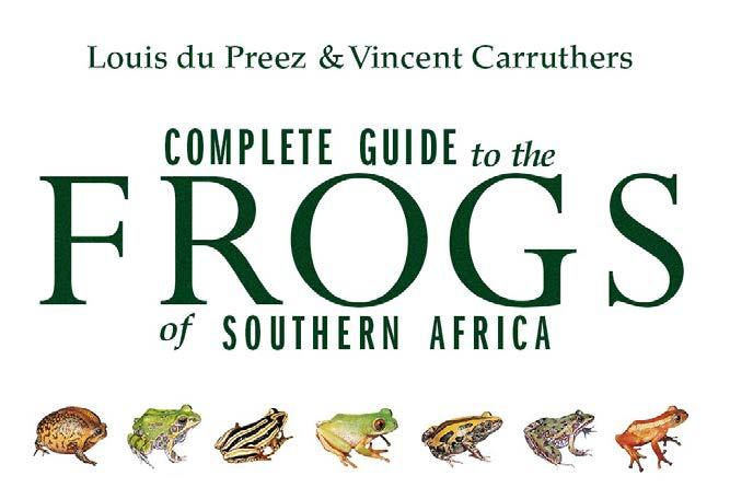 The Complete Guide to the Frogs of Southern Africa, is pas op die Apple App Store en Google Play, in samewerking met mede-ontwikkelaar, Vincent Carruthers, bekendgestel.