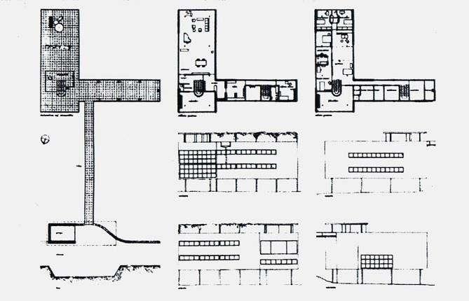 Ground plan and elevations Perspective view of