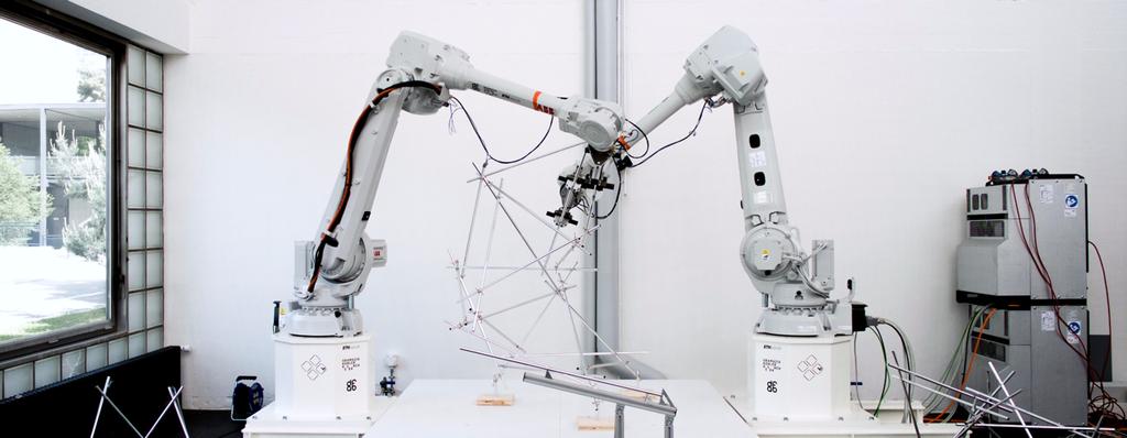 Collaborative Robotic Assembly of Lightweight Structures