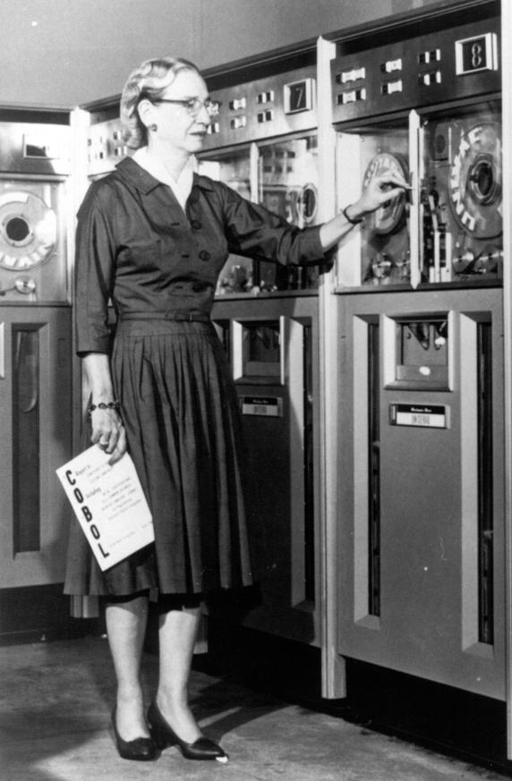 11 Women in Computer Science Running COBOL on a UNVACⅡ The first programmer Countess Lovelace 1815-52 Lord Byron s daughter, Ada Grace Hopper