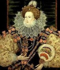 Queen Elizabeth of England (1533-1603) was crowned in 1558 and reigned for 45 years.