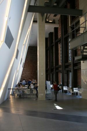 Contemporary Jewish Museum Mission Street 736 San Francisco California 94105 http://wwwthecjmorg The Contemporary Jewish Museum in San Francisco is somewhat contained within the existing structure of