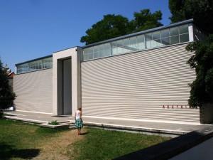 Josef Hoffmann pavilion Venice, Renzo Piano exposition space, gallery, museum