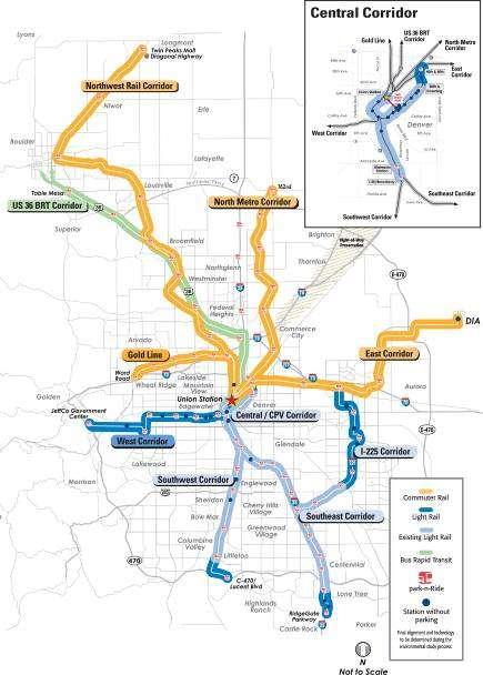 FasTracks Program Multi-Modal Vision for the Metropolitan Area Voter approved November 2004 119 miles of Rail Rapid Transit (LRT/CRT)