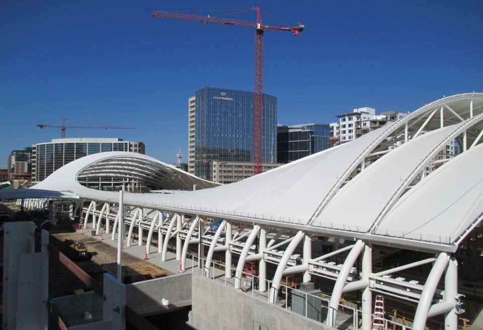 View Of Train Hall Canopy From Pedestrian
